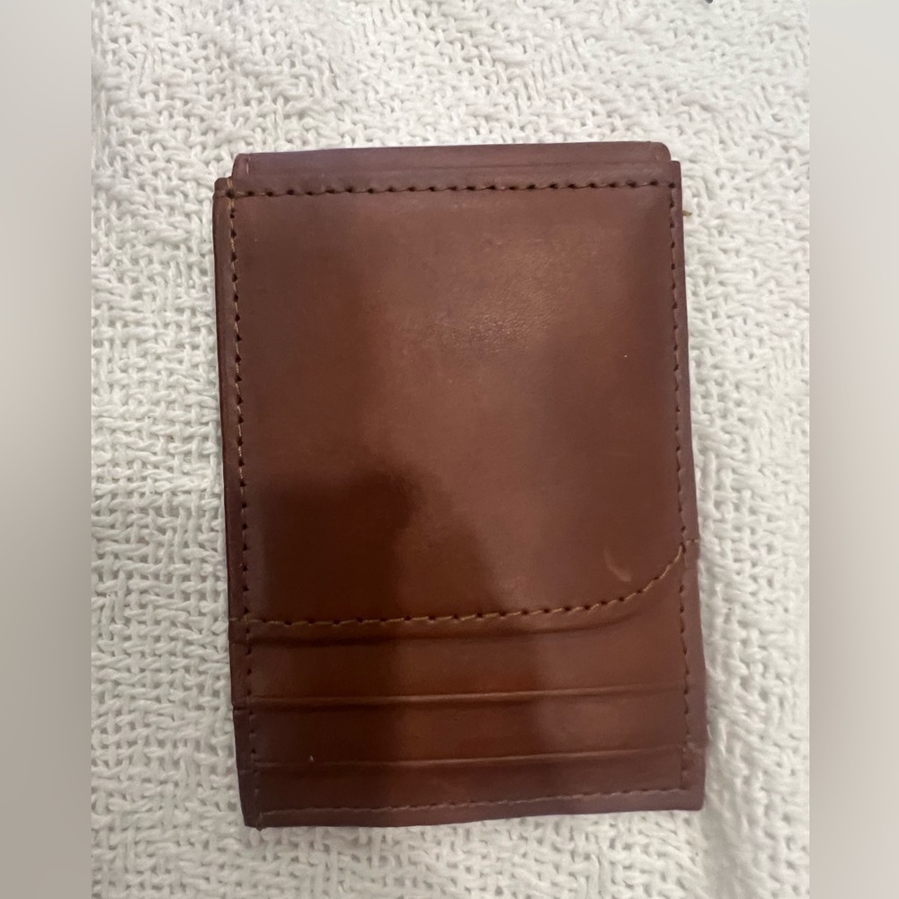 Wide Mag Curved Pocket Wallet - Goodfellow & Co™ Tan One Size